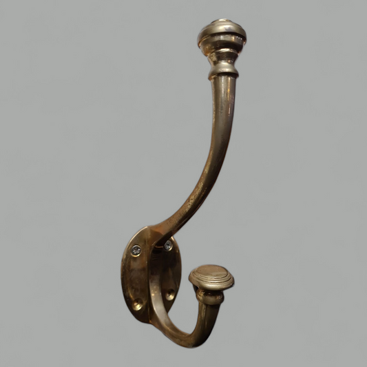 Large Brass Hat & Coat Hook