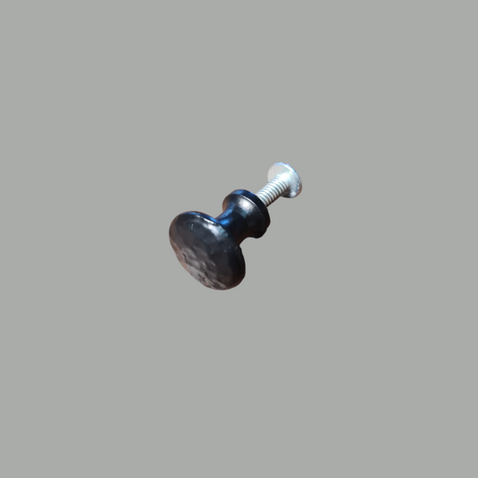 Small Black Cabinet Knob 20mm