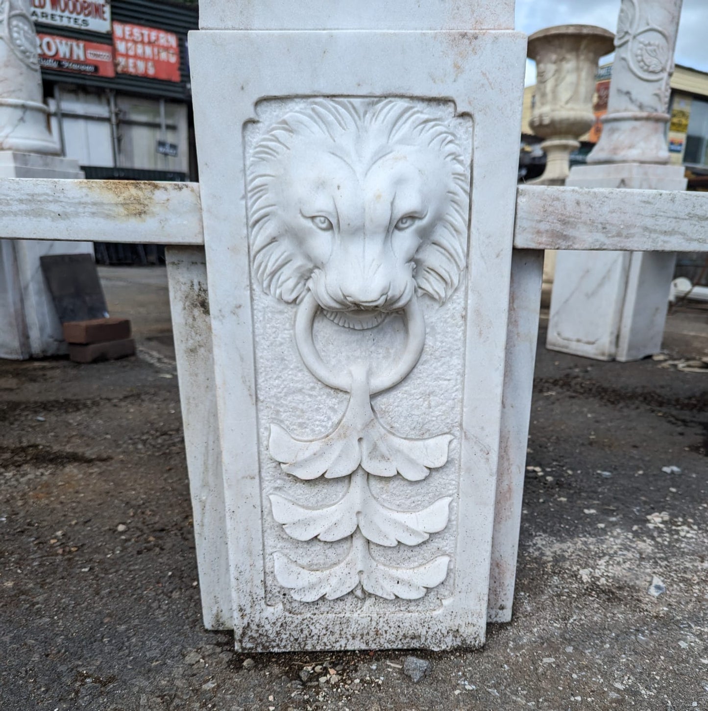 Large Reclaimed Marble Gazebo