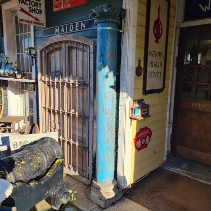 Pair of Chunky Teak Pillars