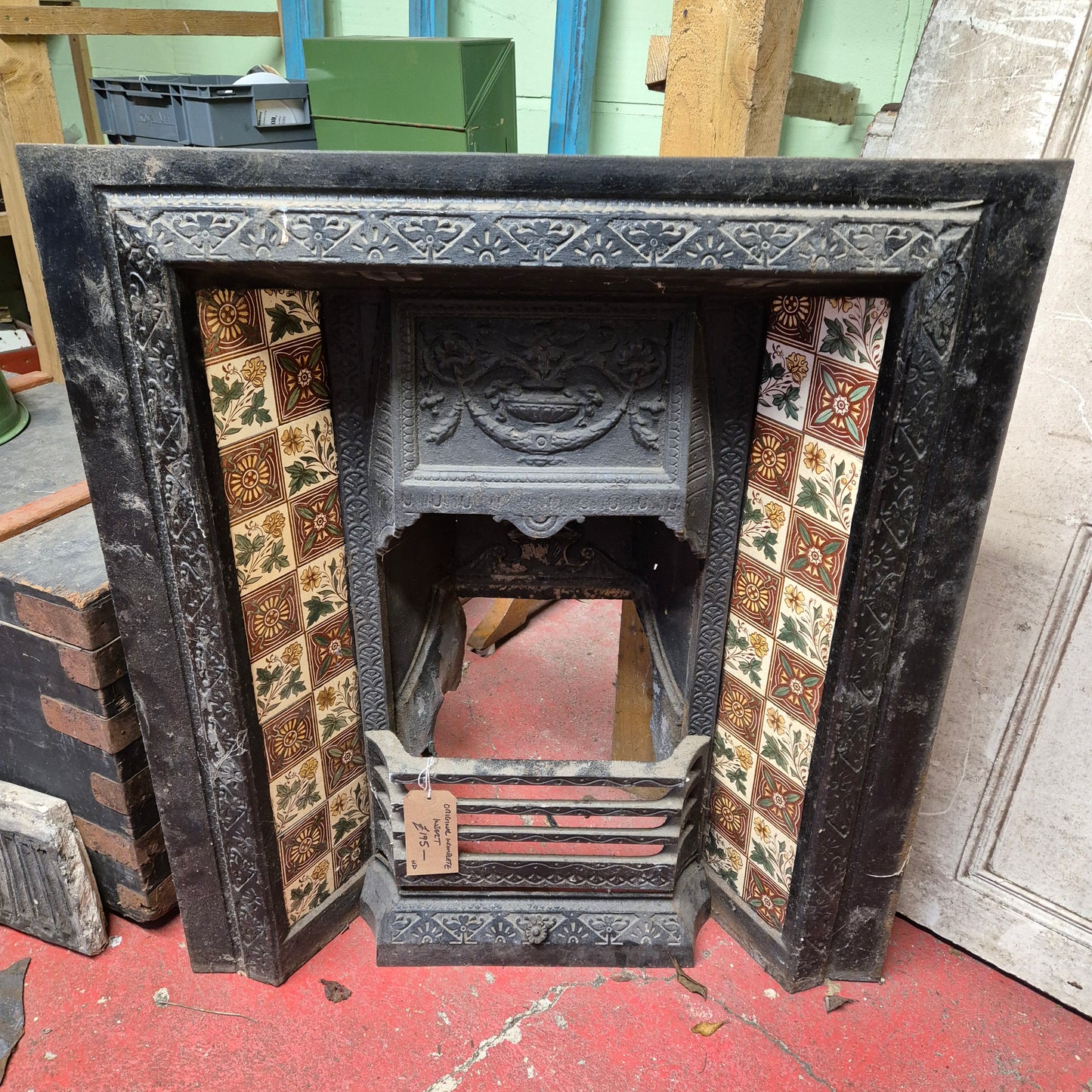 Original Tiled Incomplete Fire Insert