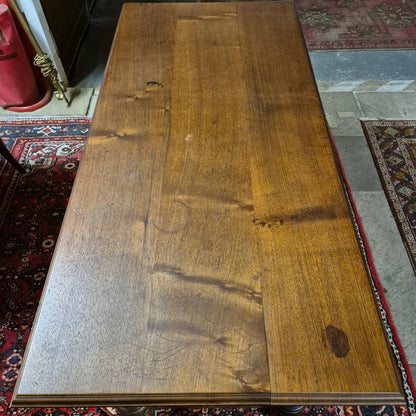 Antique Elm Library Table