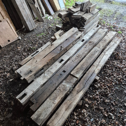 Reclaimed Hardwood From An Old Belfry