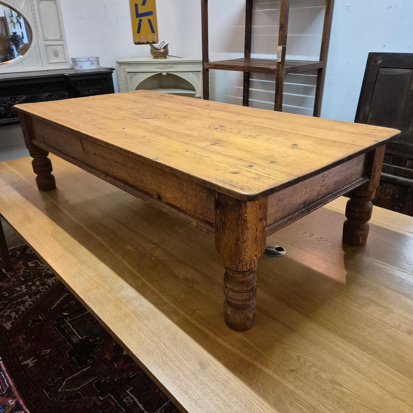 Rustic Pine Coffee Table