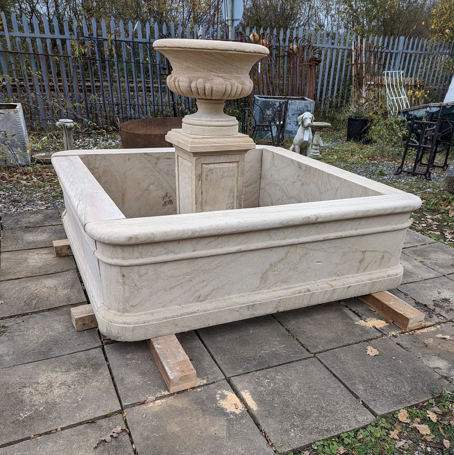 Sandstone Garden Fountain