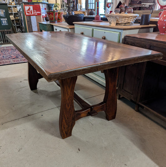 Simple Chunky Oak Table