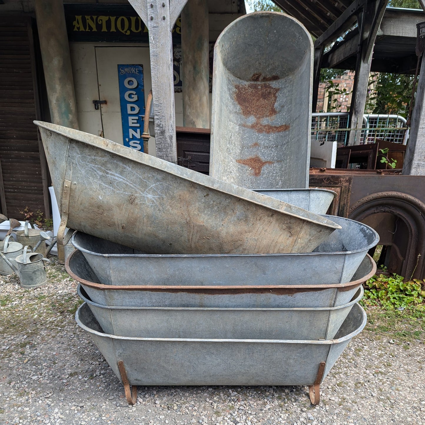 Galvanised Baths