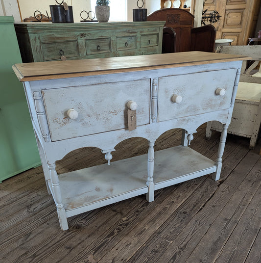 Painted Sideboard with 2 Big Drawers