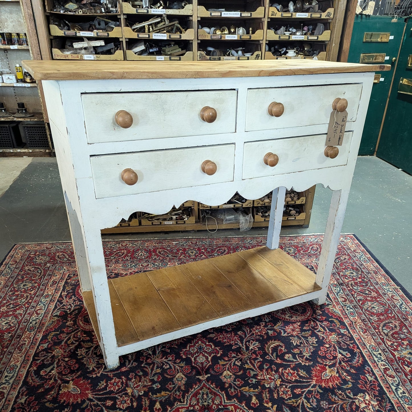 Tall Sideboard with 4 Drawers