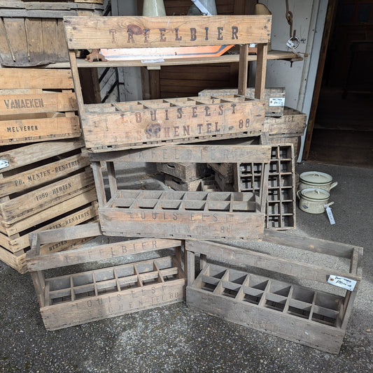 Old Beer Bottle Crates