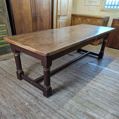 Chunky Dining Table with Pine Top