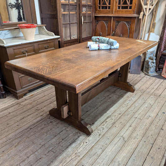 Large Chunky Oak Table