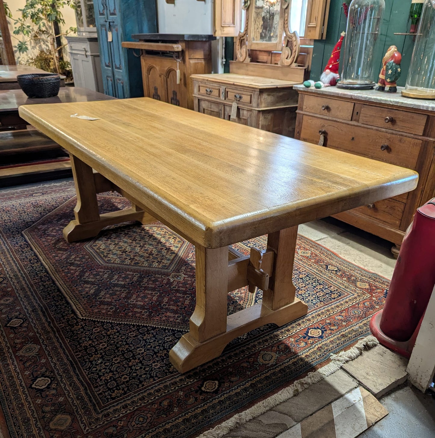 Chunky Golden Oak Table