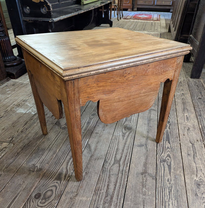 Antique Waxed Pine Lamp Table