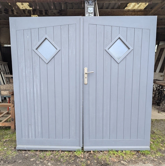 Pair of Modern Garage Doors