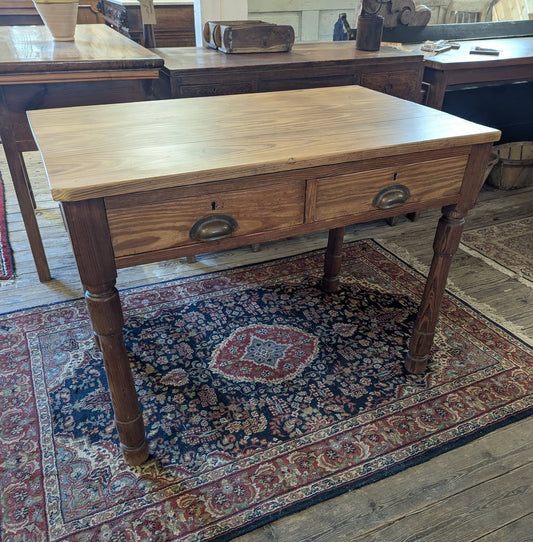 Mid Sized Pitch Pine Desk