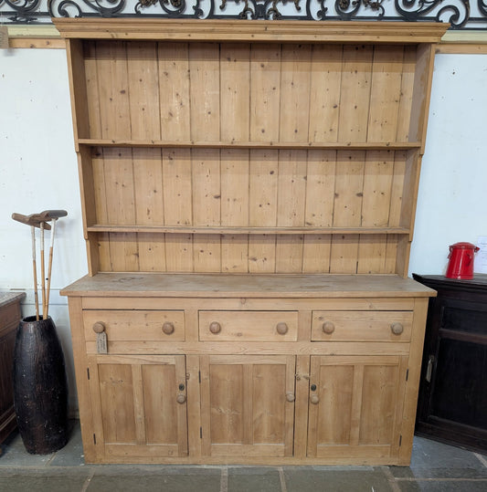 Large Rustic Pine Dresser