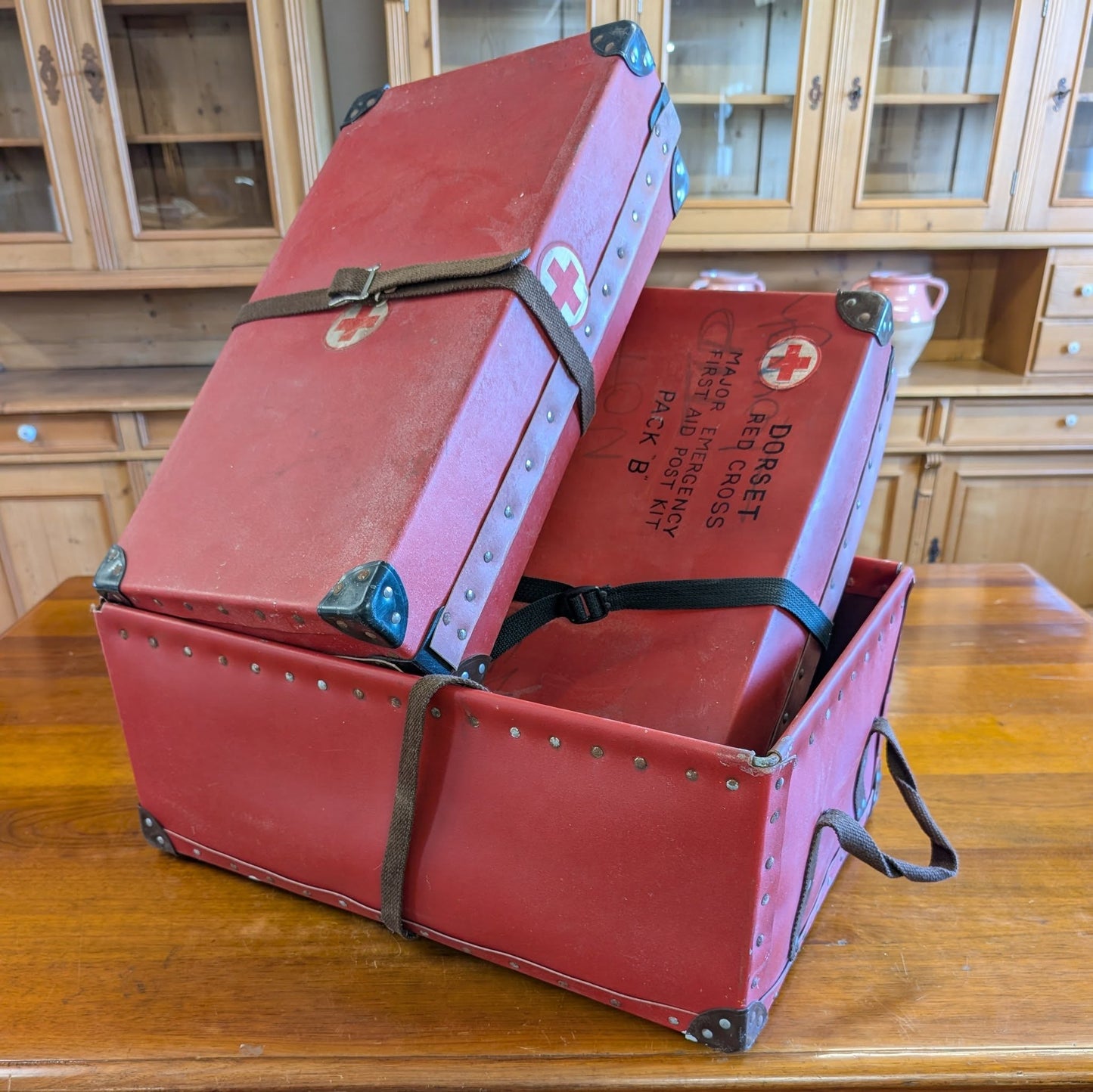 Set of 3 Red Cross Cases
