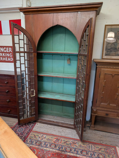 Large Cupboard with Glazed Arched Doors