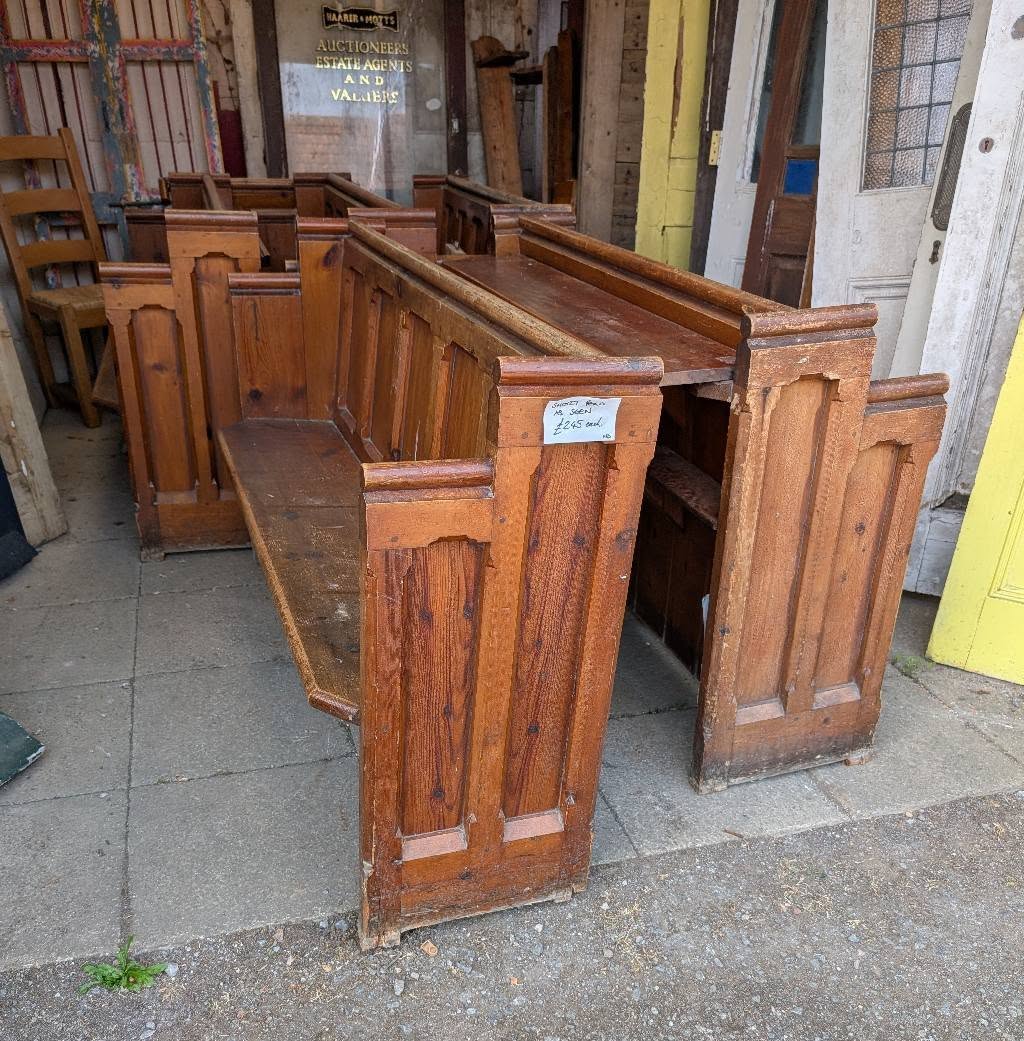 Mid Length Church Pews