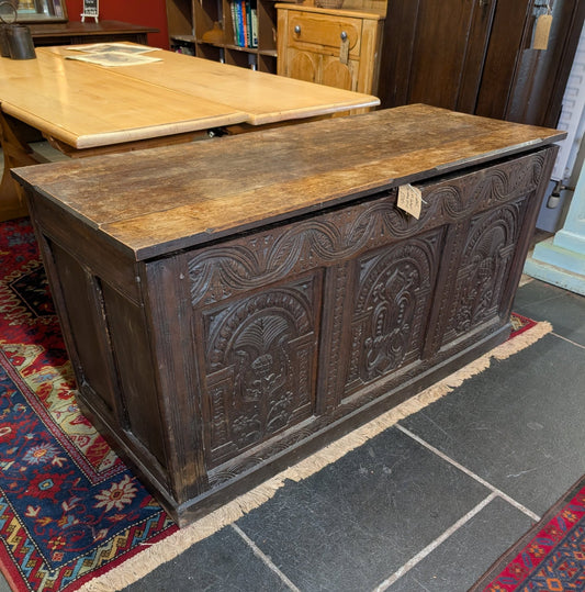 Old Carved Coffer