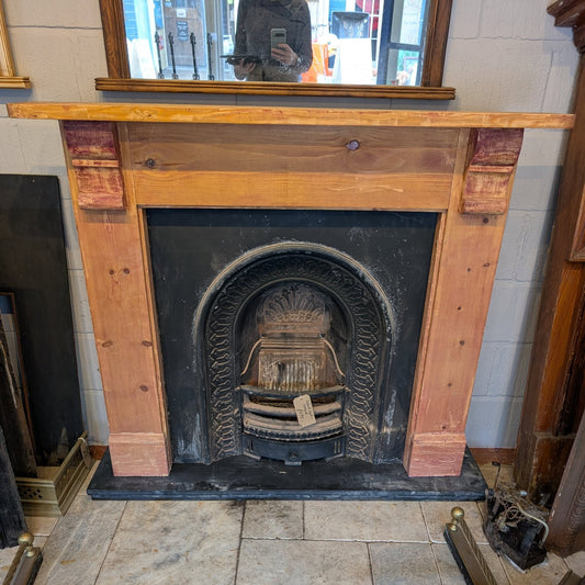 Complete Fireplace with Slate Hearth
