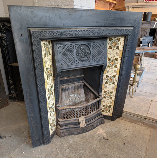 Old Tiled Fire Insert