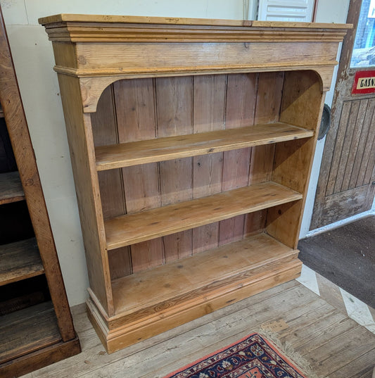 Waxed Pine Bookcase