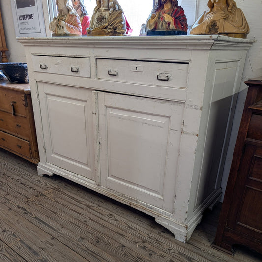 Large White Painted Sideboard