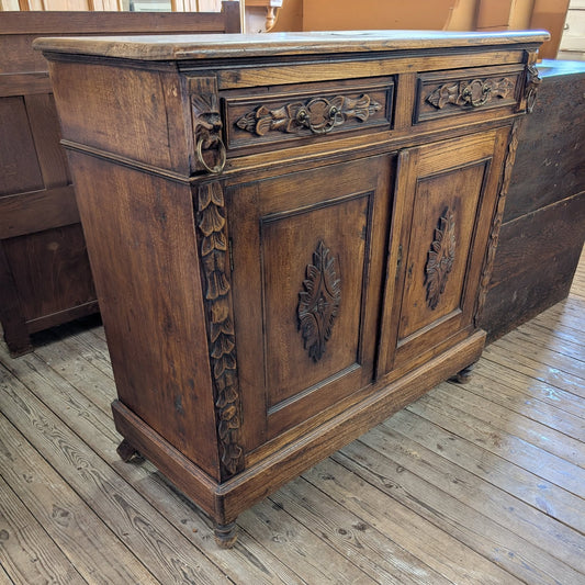 Carved French Oak Sideboard