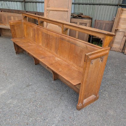 Carved Oak Pews