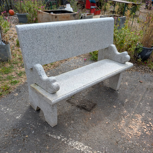 Solid Granite Bench