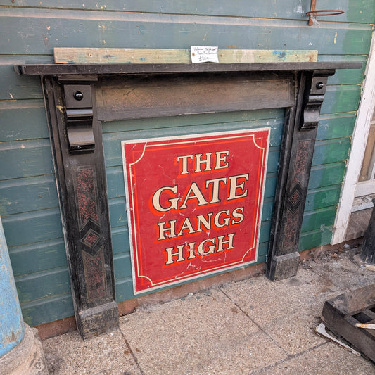 Victorian Painted Slate Surround