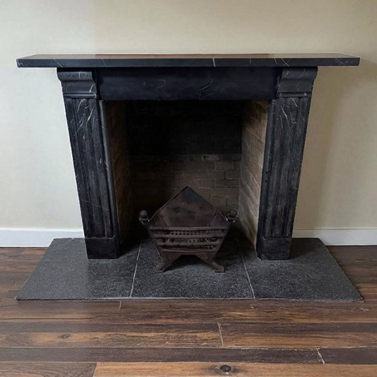 Victorian Black Marble Fire Surround
