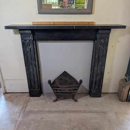 Victorian Black Marble Fire Surround