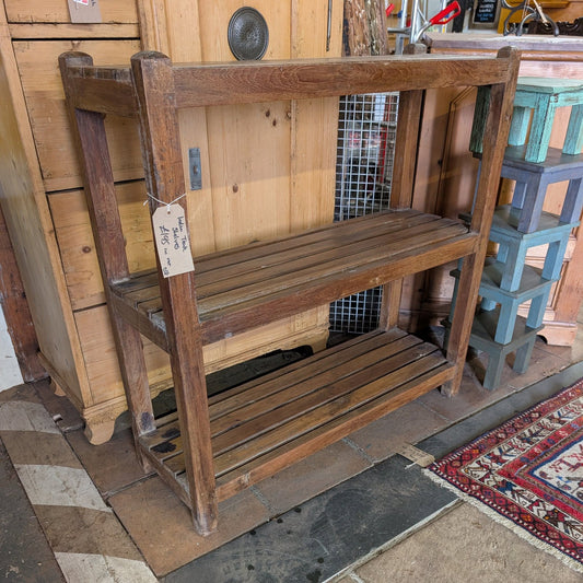Small Teak Shelving Unit