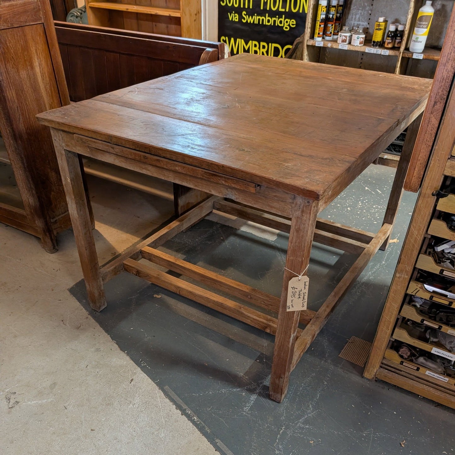 Indian Teak School Lab Table