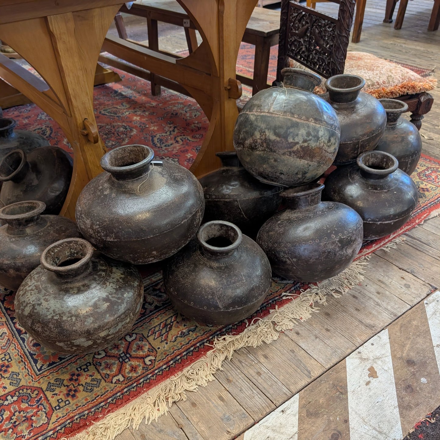 Indian 'Nagori' Water Pots