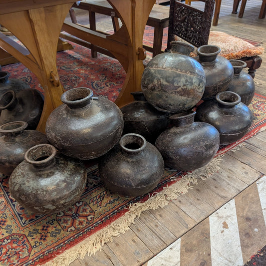 Indian 'Nagori' Water Pots