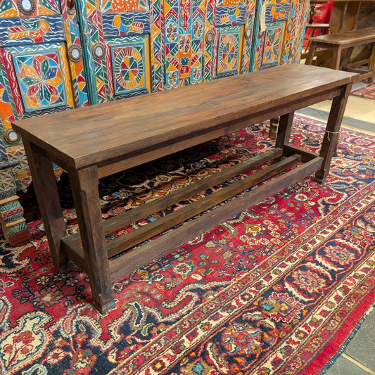 Hallway Bench with Shoe Rack