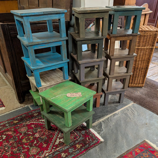 Little Painted Stools/Tables