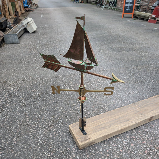 Brass Boat Weathervane