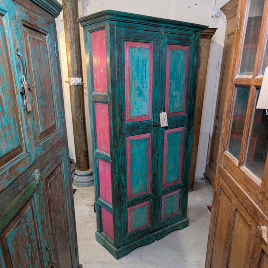 Colourful Teak Cupboard