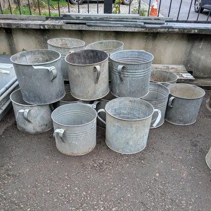 Galvanised Pots