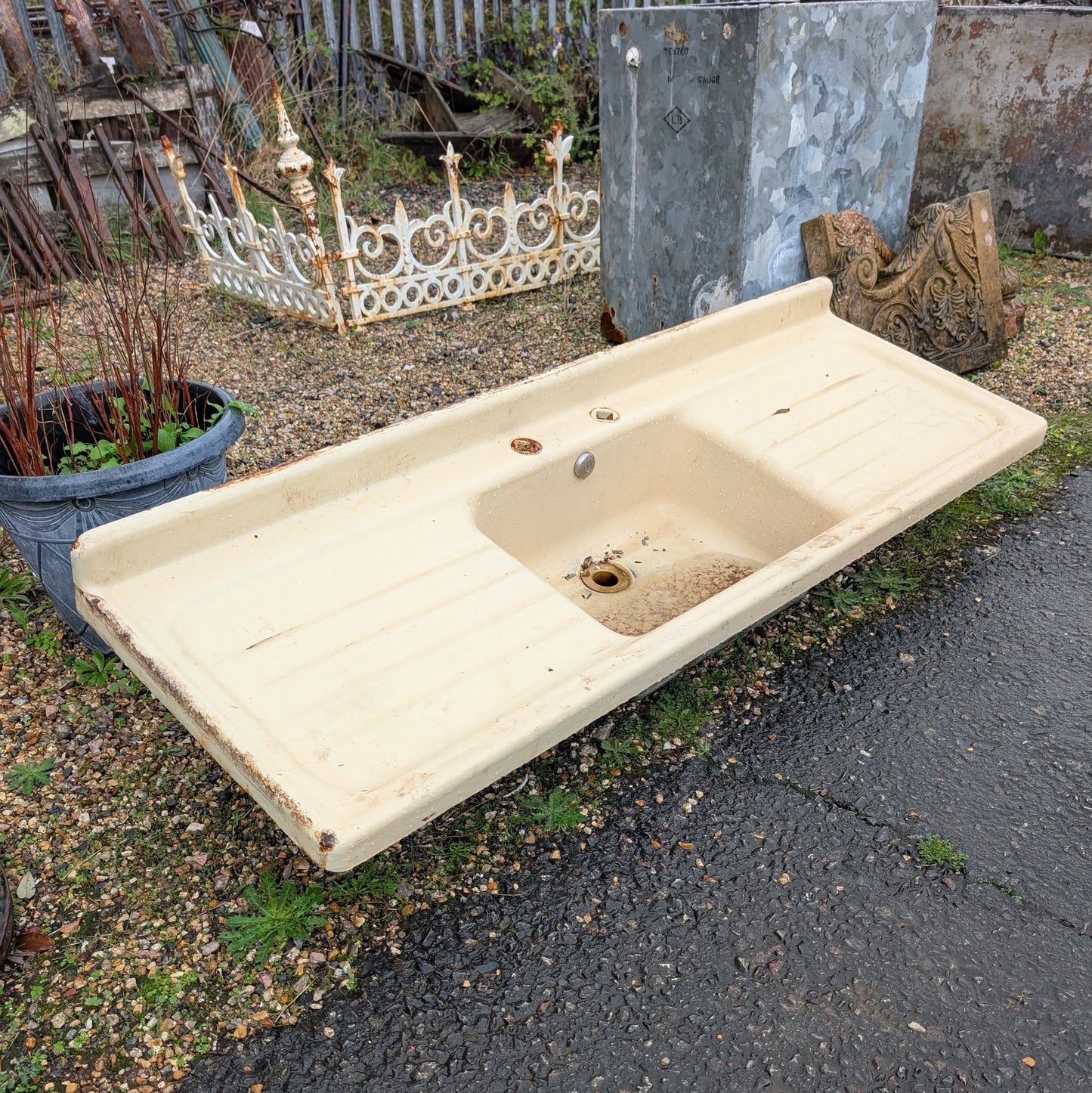 Large Cast Iron Sink