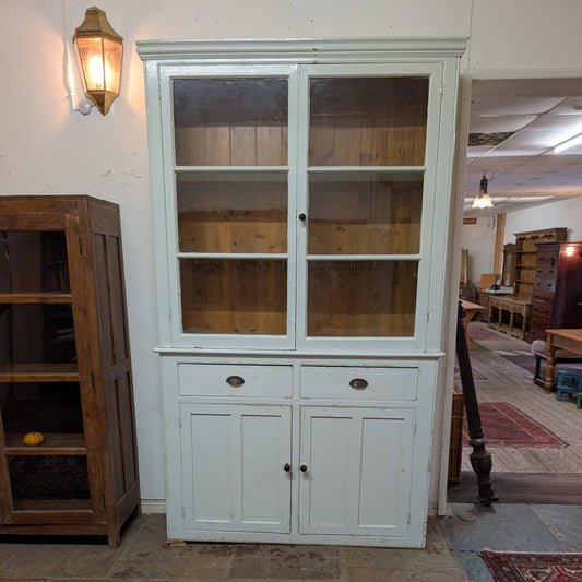Antique Glazed Food Cupboard