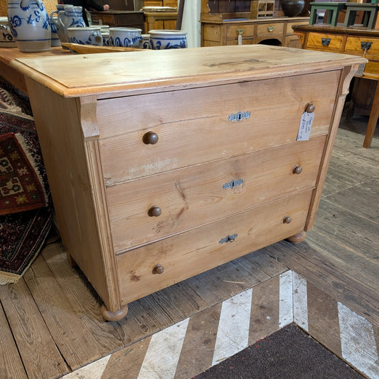 Waxed Pine Chest of Drawers
