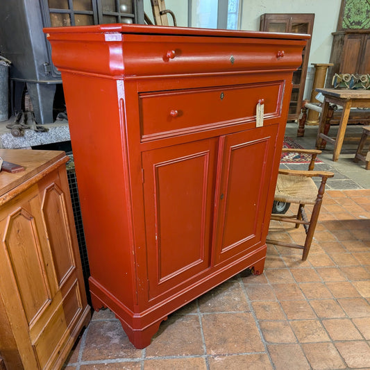 Red High Cabinet