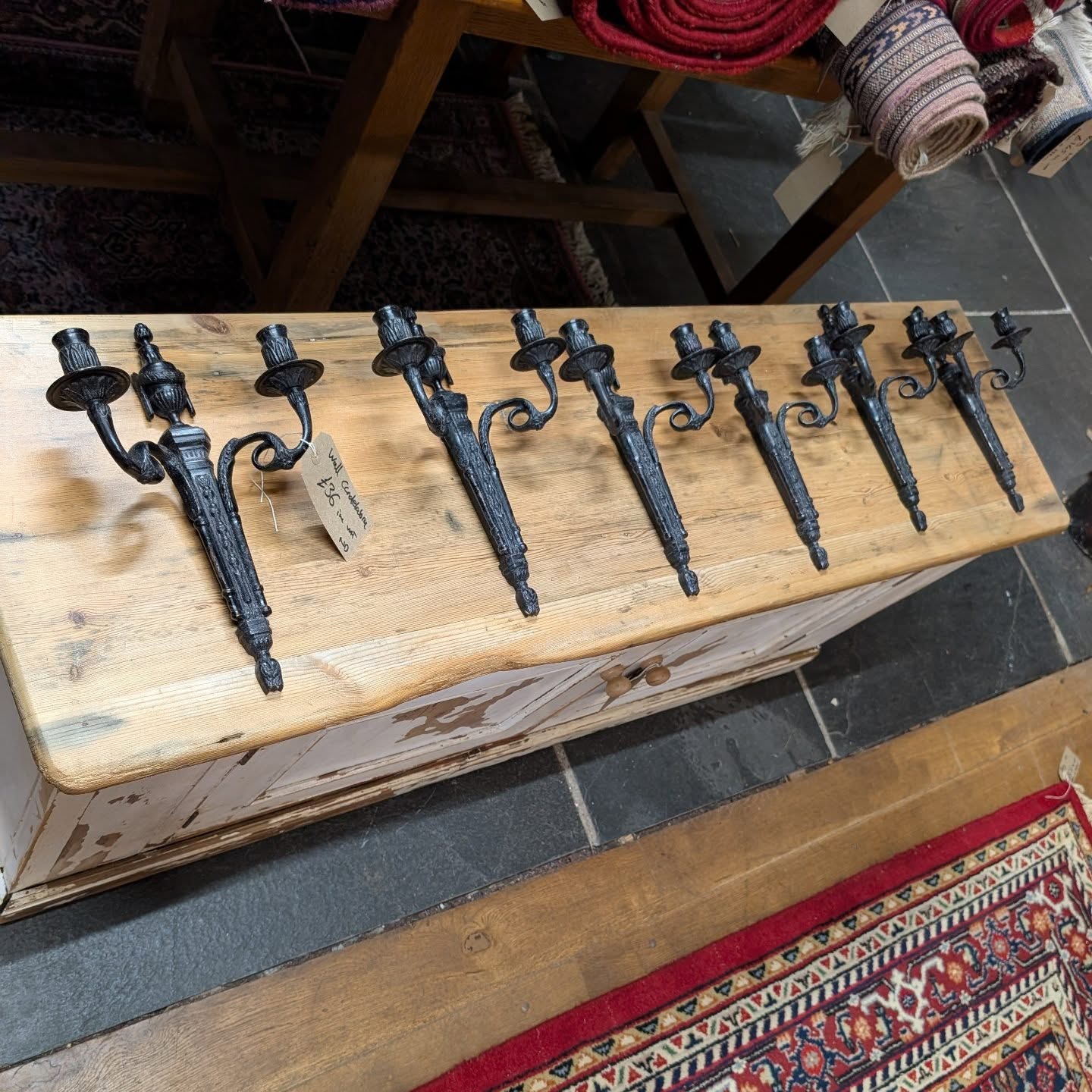 Cast Iron Candelabras