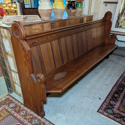 Heavy Pitch Pine Pews